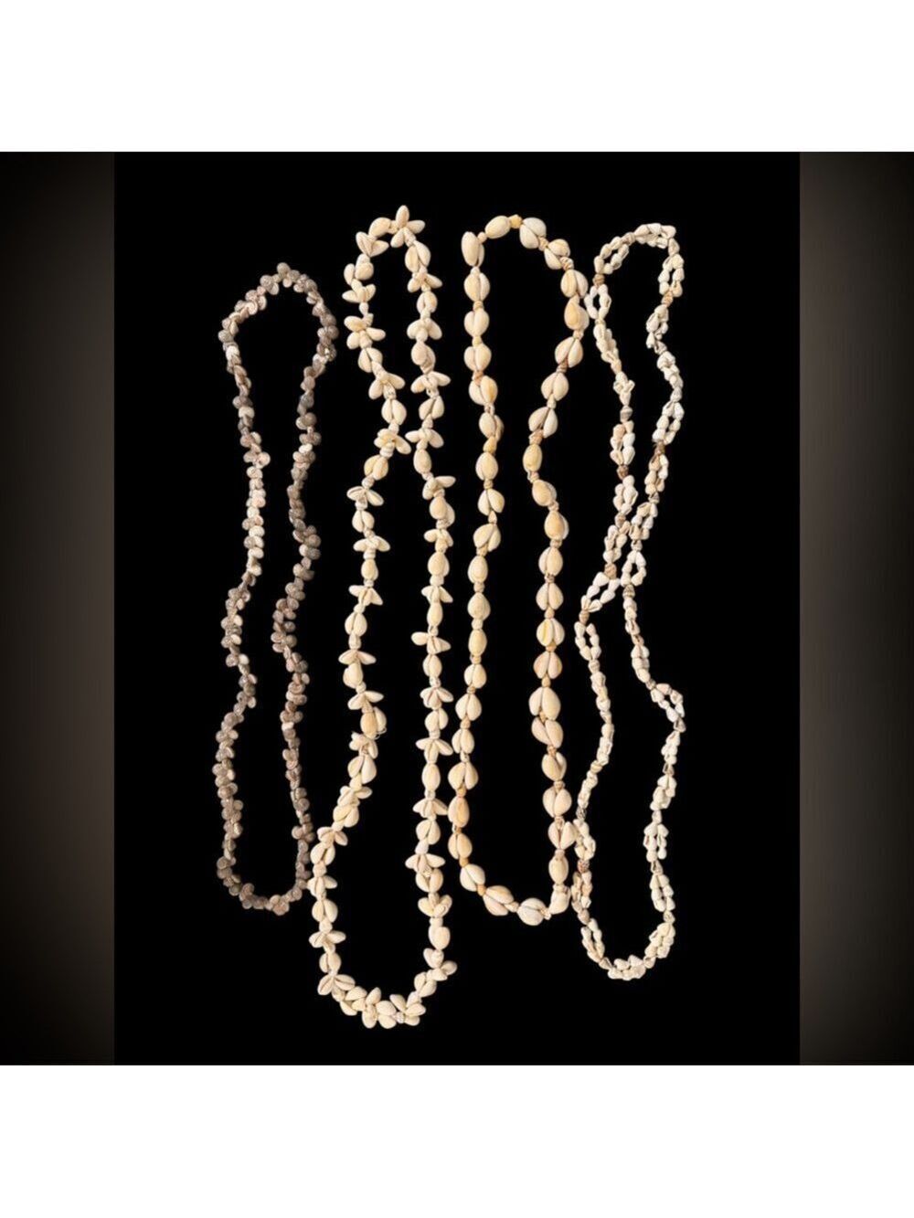 Puka Shells Necklaces Beach Jewelry Good Luck and Protection FOUR Strands